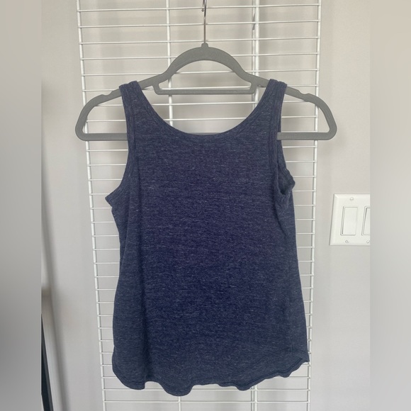 Loft Navy Blue Tank Top Small - Picture 4 of 5
